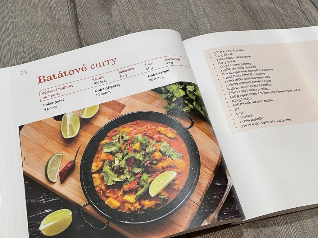 Recept na batátové curry - Jídelníčky na hubnutí - Recenze a zkušenosti po třech letech