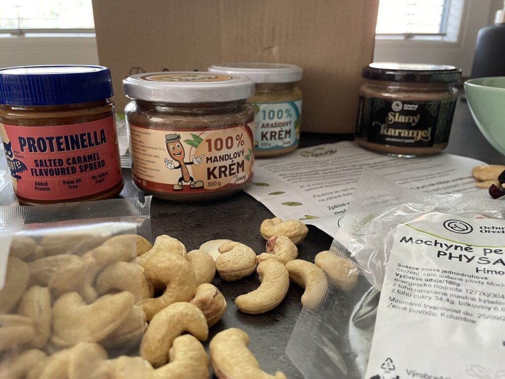 Ořechy a ořechové krémy Ochutnej ořech a hodnocení
